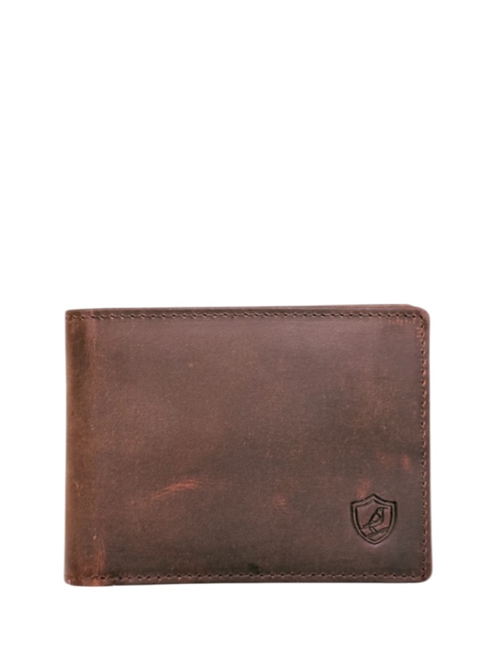 COCHOA - BROWN ALL LEATHER BIFOLD WALLET